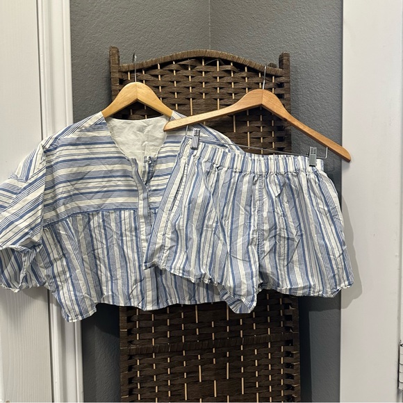 Lunya airy cotton dolman pijama shorts set size small - Picture 2 of 7